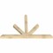 Ekena Millwork Saratoga Rough Sawn Timber Gable Bracket, Douglas Fir, 72"W x 45"H x 4"D x 4"F, 15/12 Pitch GBW072X45X0404SAR00RDF - alternate 3